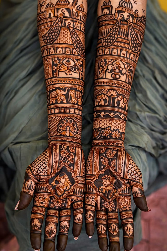 Advance and detailed Bridal mehandi