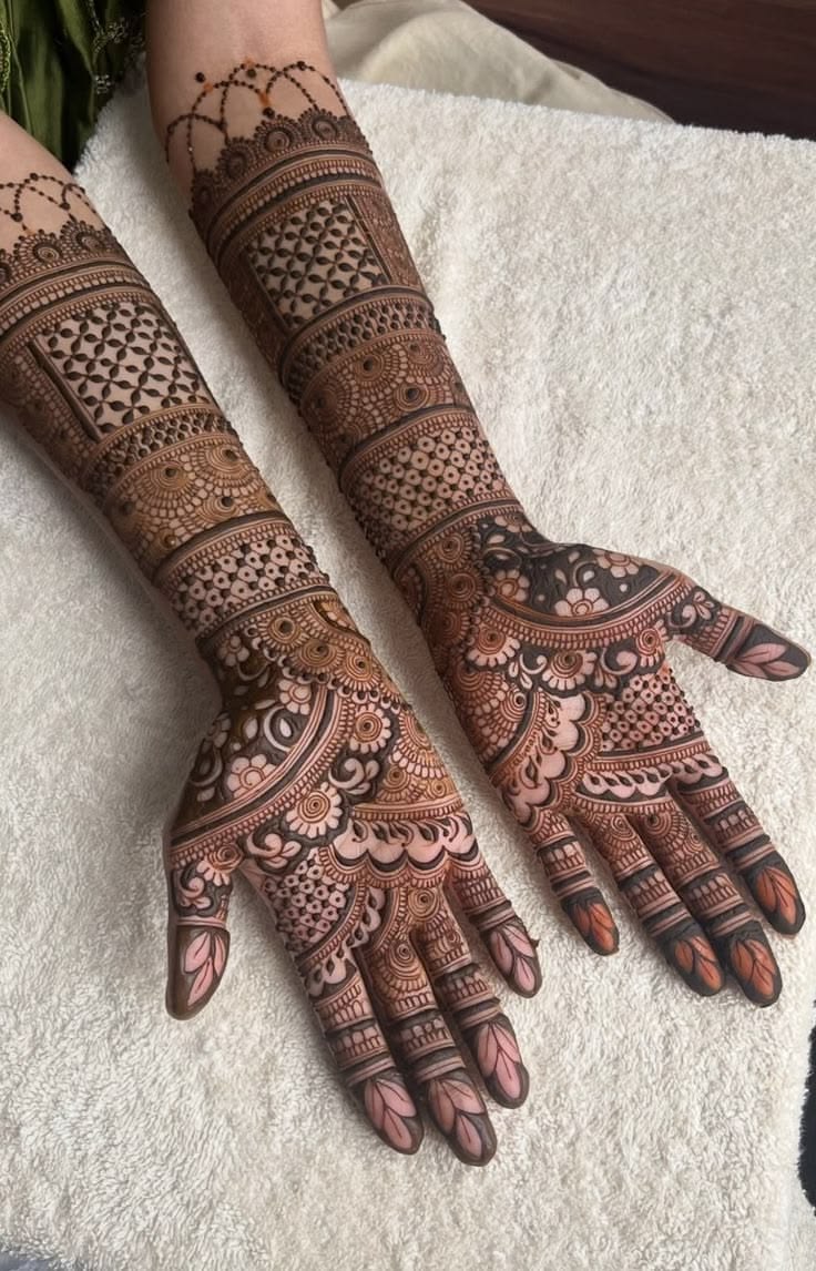 Basic bridal mehandi