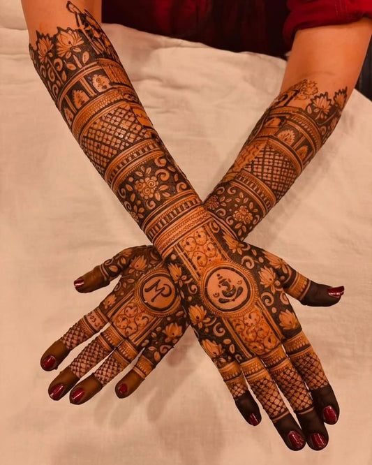 Advance and detailed Bridal mehandi